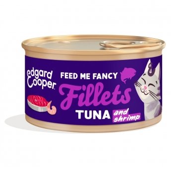 Edgard & Cooper Cat fillets Tuna & Shrimp, 70 g