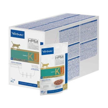 Virbac HPM Cat KJ1 Early Kidney & Joint 12x85 g