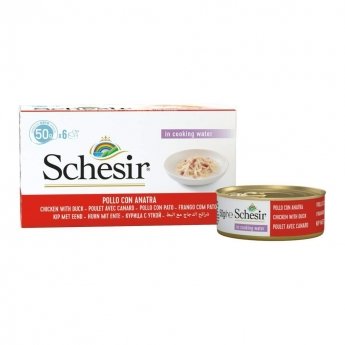Schesir Multipack Duck, 6 x 50 g