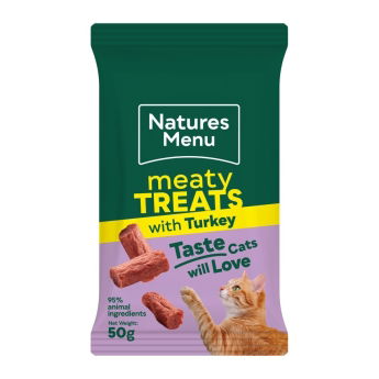 Natures Menu Cat Treat Chicken, Turkey & Pork 50 g