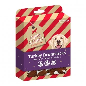 Rosewood Xmas Chicken & Turkey Drumstick, 160 g