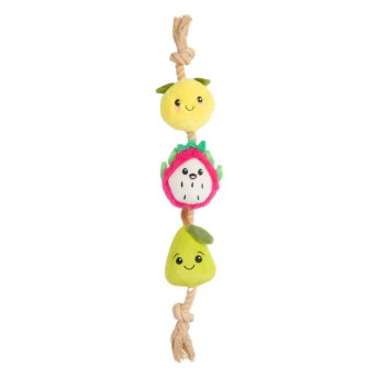 Little&Bigger Juicy Vibes plushy fruit on rope