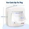 Staywell Katteluke Magnet Hvit 400
