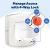 Staywell Katteluke Magnet Hvit 400