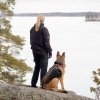 Feel Active Outdoor Hundsele med Lomme, Svart
