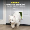 Petsafe Staywell katteluke, 715 hvit