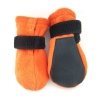 Basic Paws Fleece potesokker Orange 4-pack