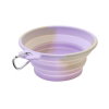 Little&Bigger Voyage collapsible silicone travel bowl lilac-beige (L)