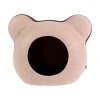 Little&Bigger Teddy felt Kattehule Beige
