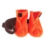 Basic Paws Fleece potesokker Orange 4-pack