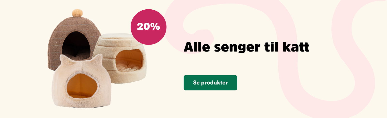 20% på kattesenger