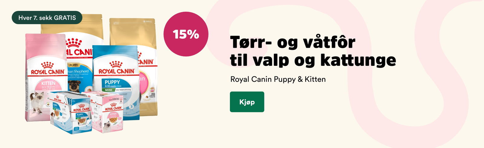musti.no startside valp k5 royal canin