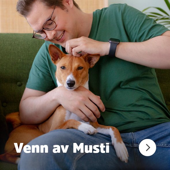 musti.no startside valp Navigasjon venn av musti