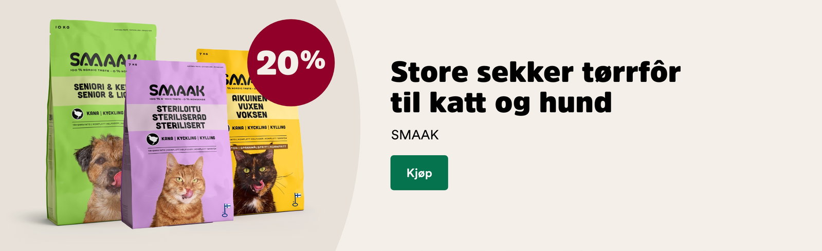 musti.no kampanjeside k6 smaak 20%