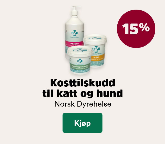 musti.no kampanjeside hund k2 15% p&aring; norsk dyrehelse