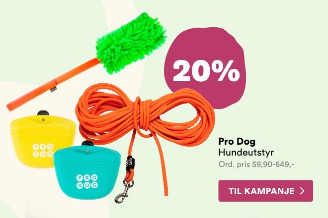 Pro Dog utstyr 20%