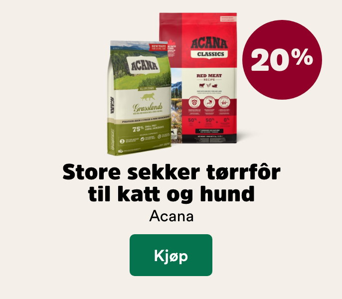 musti.no kampanjeside k6 acana 20%