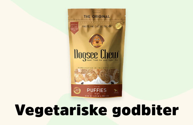 godbiter til hund vegetar