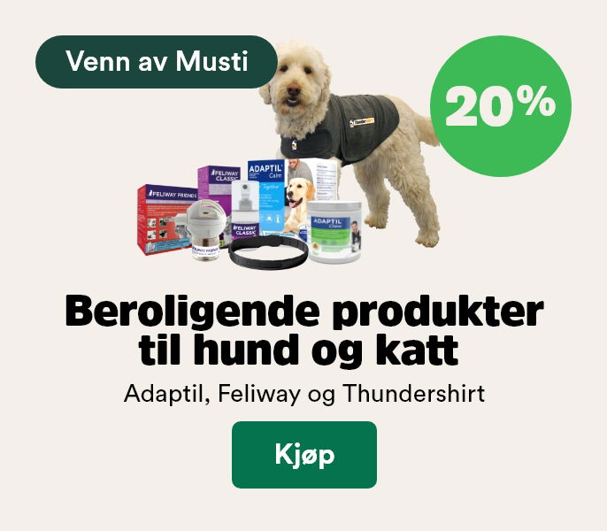 musti.no startside katt k12 calming products 20%