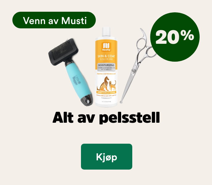 musti.no kampanjeside k4 20% p&aring; pelsstell