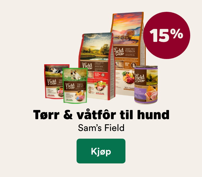 musti.no kampanjeside k9 sams field mat 15%