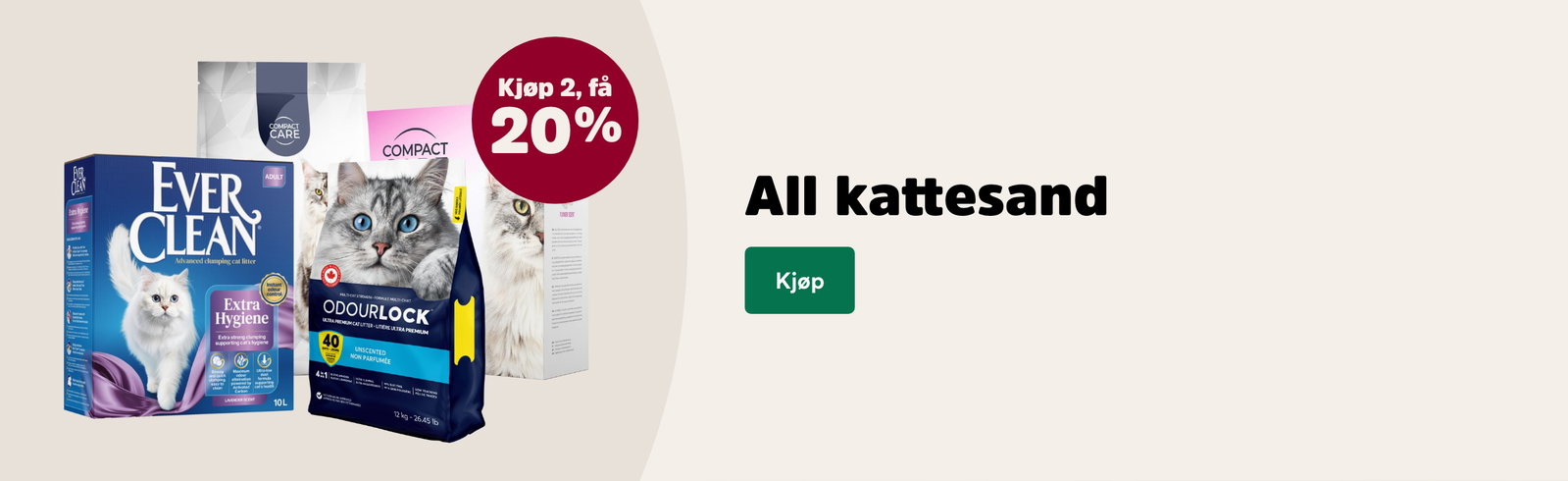 musti.no startside katt k9 kattesand kj&oslash;p 2, f&aring; 20%