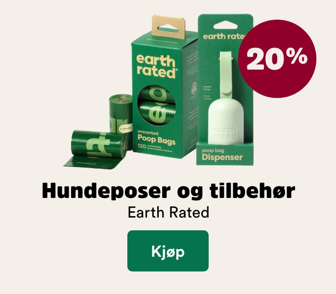 musti.no kampanjeside k10 hundeposer earth rated 20%