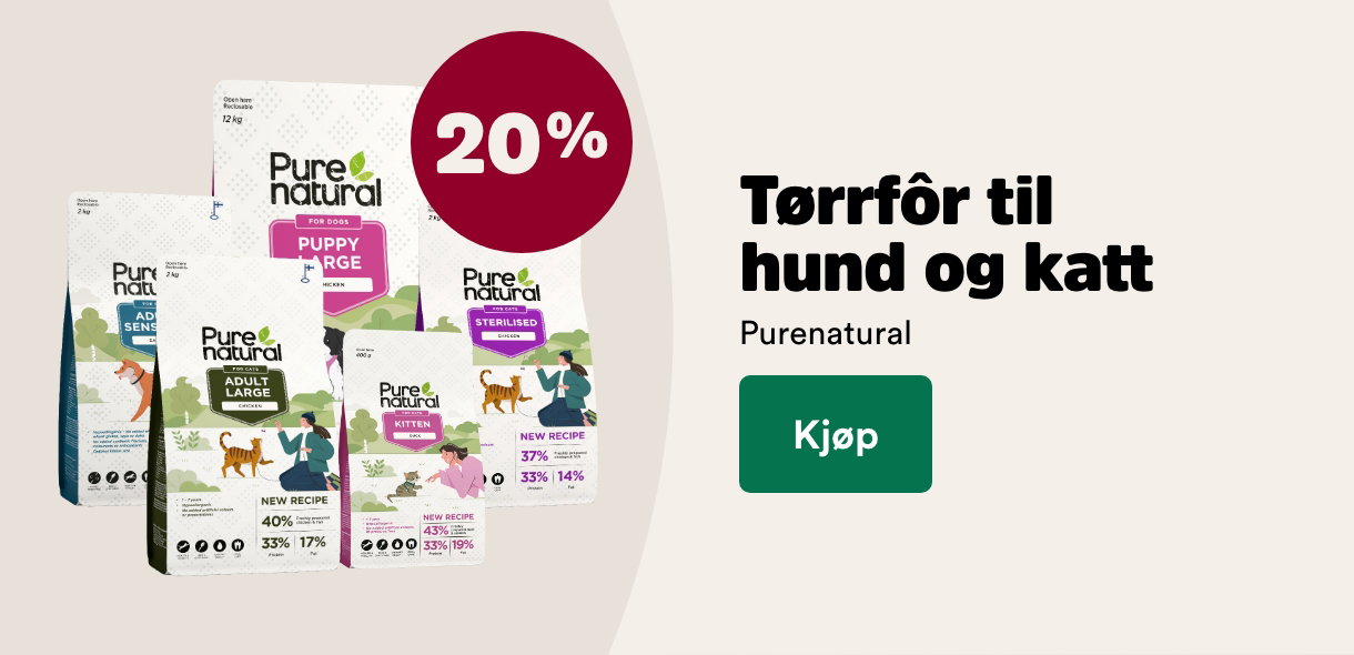 musti.no kampanjeside k10 purenatural 20%