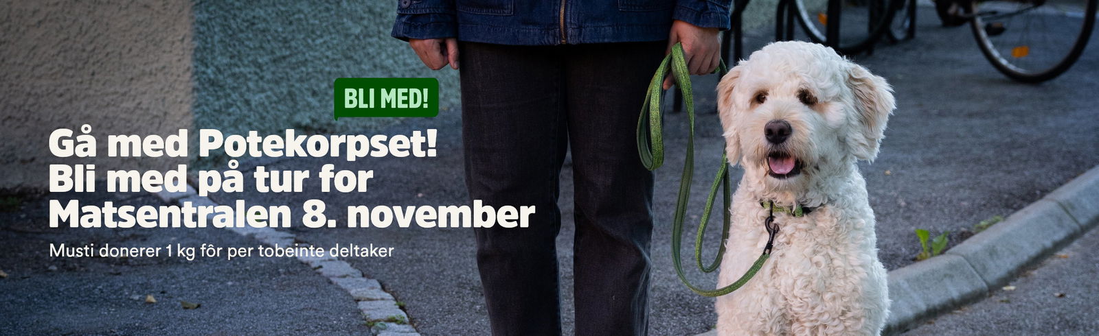 musti.no aktiviteter charity walk for matsentralen