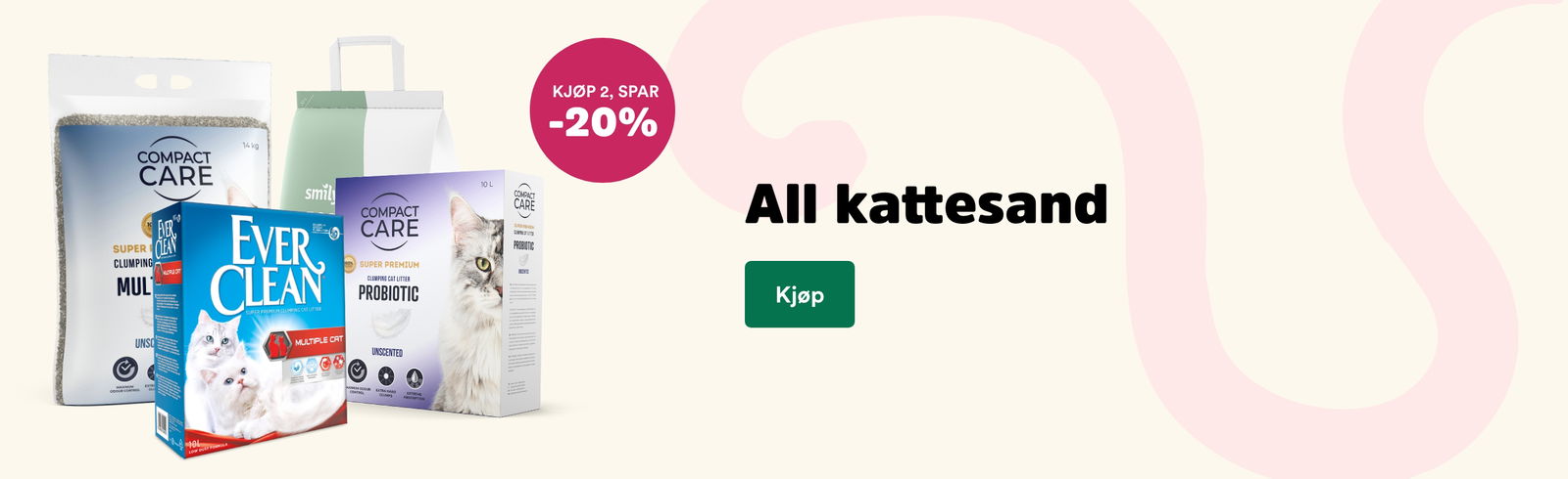 musti.no startside k9 kjøp 2 kattesand, spar 20% Desktop