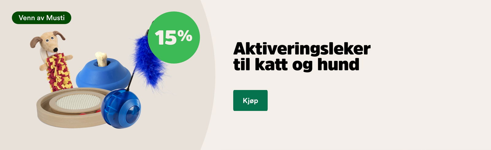 musti.no startside kattunge k2 15% p&aring; aktiviseringsleker