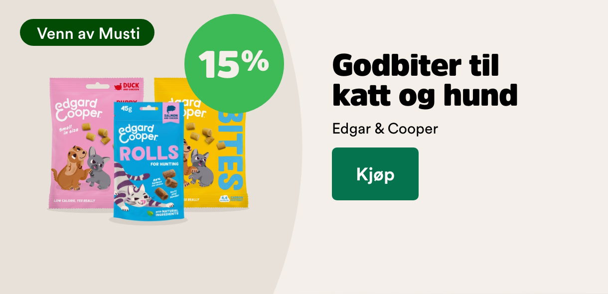 musti.no startside valp k2 15% p&aring; edgard&cooper godbiter