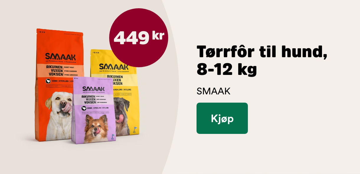 musti.no kampanjeside k1 smaak hundemat 449