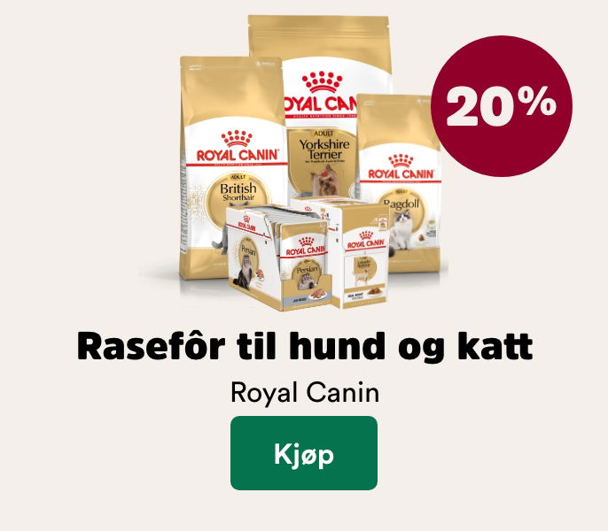 musti.no startside k1 Royal canin 20%