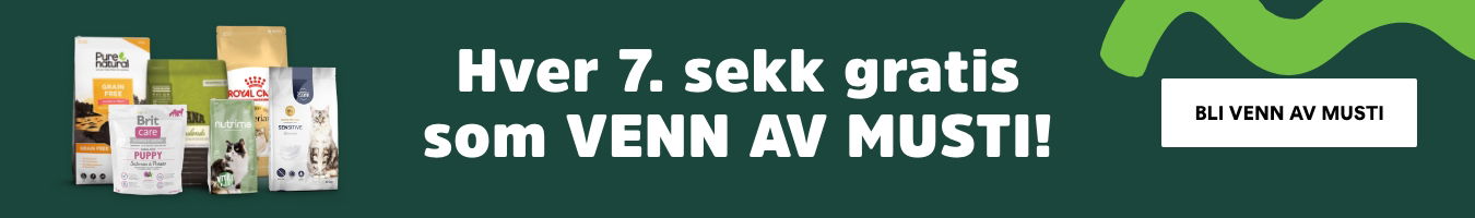 musti.no startside kattunge Hver 7. sekk tørrfor og utvalgt kattesand gratis!