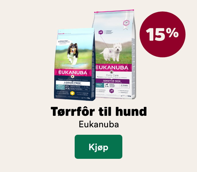 musti.no startside k6 eukanuba 15%