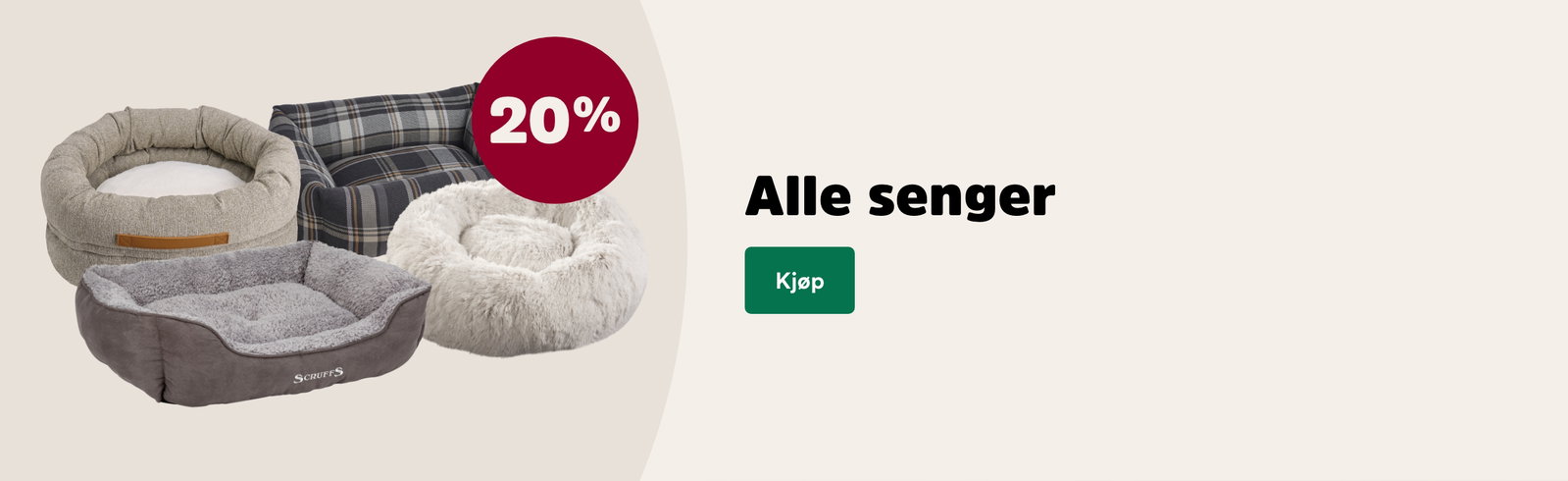 musti.no kampanjeside k10 hundesenger kattesenger 20%