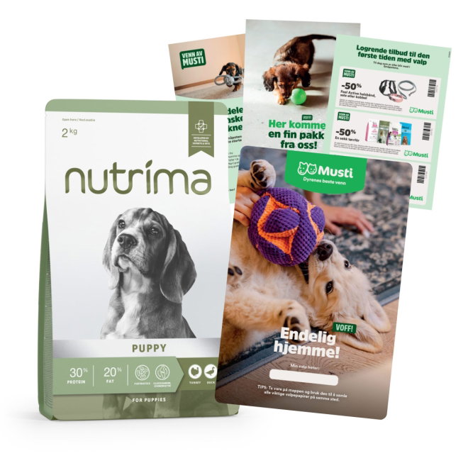 Valpepakke Nutrima Growth Puppy/Breeder