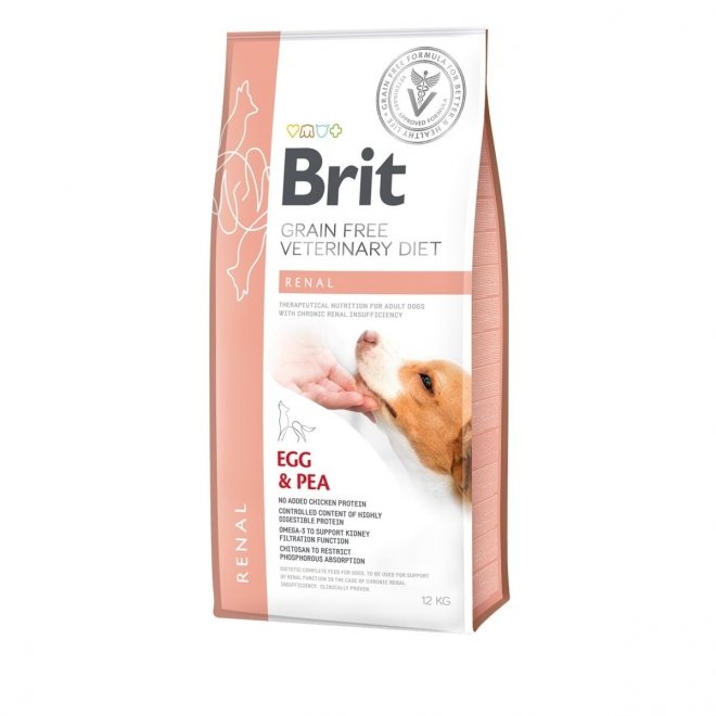 Brit Veterinary Diet Dog Renal Grain Free Egg & Pea (12 kg)