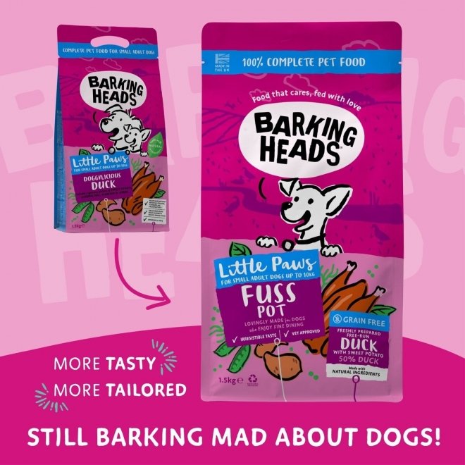 Barking Heads Small Breed Doggylicious Duck (1,5 kg)