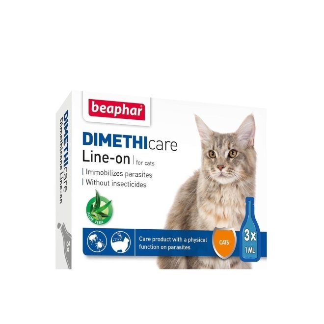 Beaphar Dimethicare Line-on Cat Flåttmiddel