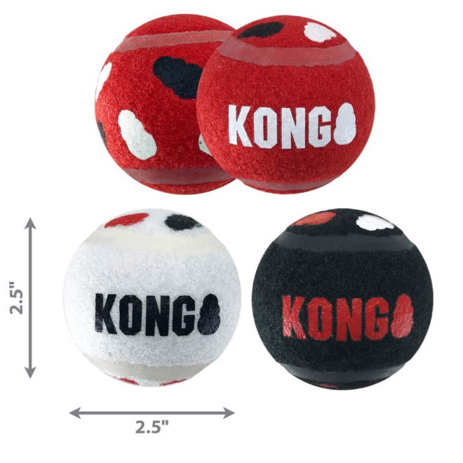 KONG Signature Baller M 3-pk