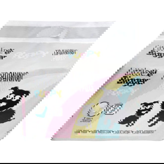 Little&Bigger Puppy Basics Tisseunderlag 60x60 cm 50 stk