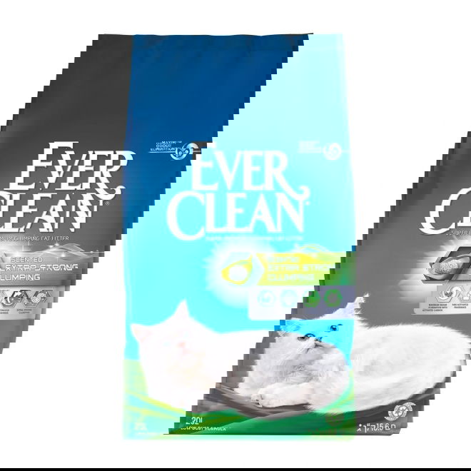 Ever Clean Extra Strong Scented Kattesand (20 l)