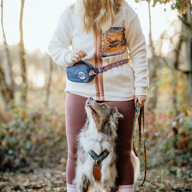 Non-stop Dogwear Trail Quest Rachel Pohl Midjeveske Rosa/Lilla