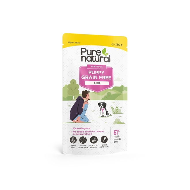 Purenatural Puppy Grain Free Lam 150 g