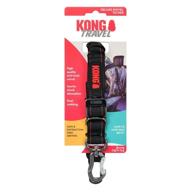 KONG Deluxe Swivel bilbeltefeste til hund