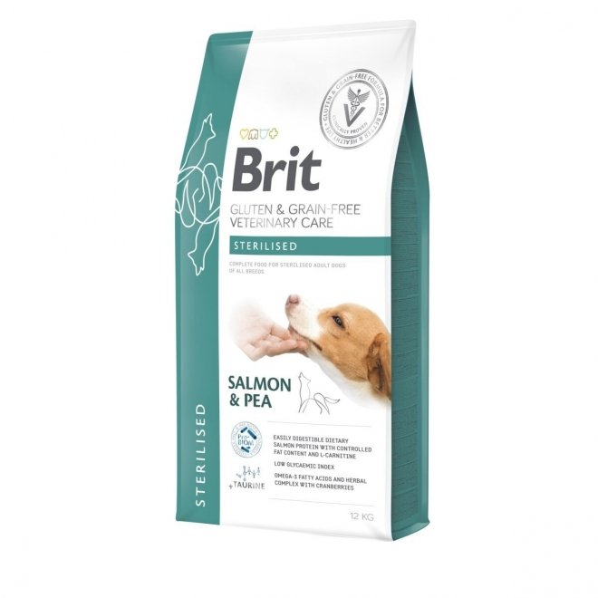 Brit Veterinary Care Dog Grain Free Sterilised Salmon with Pea (12 kg)