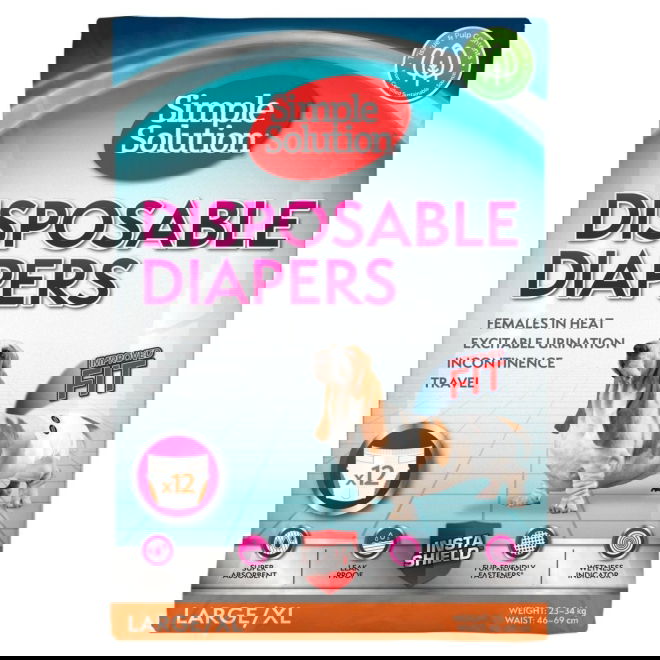 SimpleSolution Disposable hundebleier XXL (l/xl)