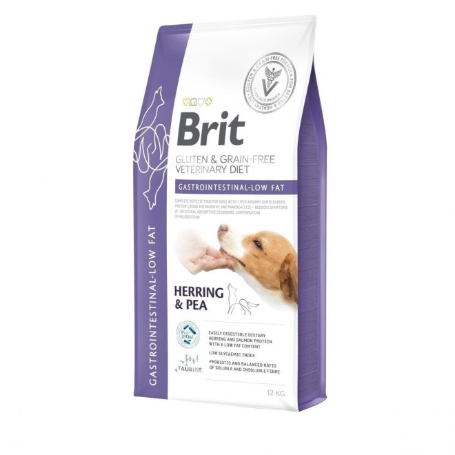Brit Veterinary Diets Dog Grain Free Gastrointestinal Low fat Herring with Pea (12 kg)